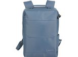 Travelite Zaino Per Il Tempo Libero Zaino Con Scomparto Per Laptop Workfloow Backpack 18L Denimblue Grigio Cadetto