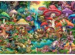 Puzzle Ravensburger Villaggio Dei Funghi 1000 Pezzi Fantasy