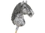 Cavallo Hobby Horse Large Premium - Grigio Mela Con Criniera Grigia A3