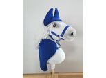Hobby Horse A4 Set: Coperta + Cappelli Da Mosca - Blu Fiordaliso