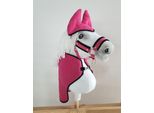 Set Hobby Horse A4: Coperta + Cappelli Da Mosca - Rosa Scuro