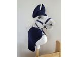 Set Hobby Horse A4: Coperta + Cappelli Da Mosca - Blu Navy
