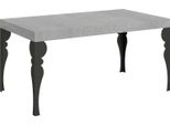 Itamoby - Tavolo Allungabile 160/264X90 Cm Paxon Cemento Gambe Antracite