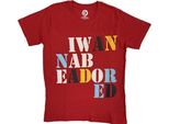 The Stone Roses - Maglietta "Adored"" Per Uomo/Donna Unisex RO14756 (Xl) (Rosso)"