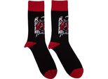 Slayer - Calzini Per Uomo/Donna Unisex RO14735 (37 Eu - 37 Eu - 40,5 Eu - 40,5 Eu) (Nero/Nero)