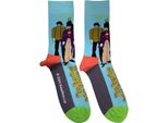 The Beatles - Calzini Alla Caviglia "Sub & Band"" Per Uomo/Donna Unisex RO14748 (37 Eu - 40,5 Eu) (Azzurro)"