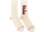 Morgan Wallen - Calzini Alla Caviglia Per Uomo/Donna Unisex RO14715 (40,5 Eu - 45,5 Eu) (Naturale/Rosso)