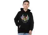 Star Wars: Giovani Avventure Jedi - "La Forza è Con Noi"" Kapuzenpullover Per Bambini TV24567 (128) (Schwarz)"