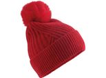 Beechfield - Berretto "Snow Luxe"" RW10816 (Taglia Unica) (Rosso)"