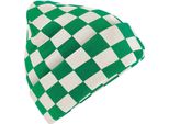 Beechfield - Berretto RW10818 (Taglia Unica) (Verde Irlandese/Bianco Naturale)
