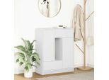 Vidaxl Credenza Con Cassetti E Ante Bianco 73X31X90 Cm