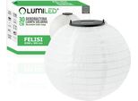 Lampada Solare Da Giardino Led A Sospensione Origami 30Cm