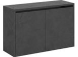 Itamoby - Panca Inferiore Allungabile 26X72/300 Cm Evolve Antracite Spatolato Allunghe Interne