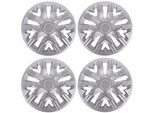 4X Coprimozzi 14 Pollici Nrm The Best Copriruota In Argento