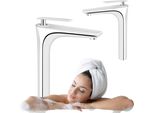 Silla | Rubinetto Da Bagno - Cromo - Miscelatore Per Lavabo - Ottone Di Alta Qualità - Miscelatore Monocomando