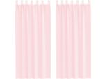 Vidaxl Tende In Voile Con Passanti 2 Pz. Rosa Chiaro 140X225 Cm