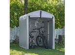 Sobuy Garage Per Biciclette Resistente Alle Intemperie Garage Per Biciclette Per 1-2 Biciclette Tenda A Tettoia Con Protezione Uv Capanno Per Biciclette Per La Protezione Dalla Pioggia KLS11-K