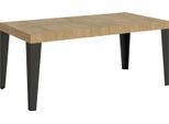 Itamoby - Tavolo Allungabile 200/304X90 Cm Flame Quercia Natura Gambe Antracite