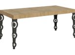 Itamoby - Tavolo Allungabile 200/304X90 Cm Karamay Quercia Natura Gambe Antracite