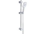 Joho Asta Doccia In Acciaio Inox 70 Cm Soffione Doccia Cromato Con Tubo E Supporto, Set Asta Doccia Con Supporto Soffione E Doccetta Set Doccia Con Doccetta A 3 Getti (HB1210CP)