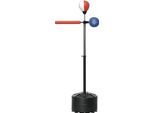 Sacco Da Boxe Sportnow, Supporto Per Boxe Con Punching Ball, Barra Reflex, Punching Ball In Piedi Regolabile In Altezza Da 1,63 A 2,05 M Con Artiglio, Allenatore Di Boxe In Piedi