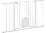Fortuna Lai Barriera Di Sicurezza Per Porte E Scale 75-131 Cm Fissaggio A Morsetto In Metallo E Abs Bianco Altezza 76 Cm Per La Sicurezza In Casa