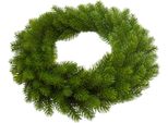 Ghirlanda Artificiale Di Abete Nobile Verde Semilegata In Stampo Ad Iniezione - 48 Cm - Ghirlanda Artificiale Dell'avvento Con Punte Di Abete Realistiche