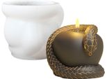 Stampo Per Candele Di Halloween, Halloween, Teschio Spettrale, Resina Da Colata, Stampo In Silicone Per Candele Per Aromaterapia, Cera, Gesso, Decorazione In Polimero, A09A-2