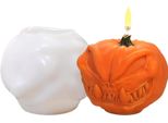 Stampo Per Candele Di Halloween, Halloween, Teschio Spettrale, Resina Da Colata, Stampo In Silicone Per Candele Per Aromaterapia, Cera, Gesso, Decorazione In Polimero, A11_L