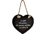 Romantico Cuore In Ardesia Con Frase Da Appendere Per Le Occasioni Speciali