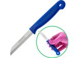 Coltello Da Sughero, Lunghezza 170 Mm, Lama Lunga 75 Mm, Acciaio Inox, Manico Blu