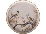 Vassoio Clayre & Eef Ø 46X4 Cm Plastica Beige