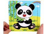 Puzzle In Legno Con Cornice Puzzle Educativo Del Panda