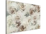 Lumasoul Quadri Su Tela, Quadro Su Tela Motivo Floreale, Quadri Da Parete Cornice In Legno E Telaio Soggiorno E Camera Da Letto, Quadri 120X80 Cm Vintage