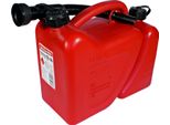 Tanica In Plastica Per Benzina E Olio Per Catene 5L+2L