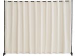 Vevor Schermo Divisorio Per Ambienti A Pannello Singolo, Schermo Privacy Portatile Per Ufficio Camera Da Letto Sala Da Pranzo Studio Balcone, Divisorio Per Ambienti Arrotolabile (308,5 X 45 X 245,5 Cm), Beige