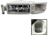 Proiettore / Fendinebbia Sinistro Con Segnale Bianco Man Tga Tgl Tgm Lion's City Classic Coach Regio Star Centroliner, Oe 81253206107, 81253206113, 2000-2009