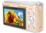 4K Digitalkamera für Fotografie Autofokus 64MP Vlogging Kamera mit 3 Zoll Flip Screen 16X Digitalzoom Kompaktkamera für Reisen Gold