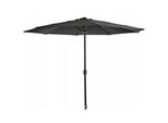 Ombrellone Black Forest 3M Pieghevole, Rotondo, Antracite