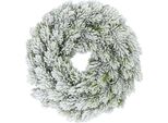 Ghirlanda Di Abete Artificiale Semilegata Con Neve Artificiale - 30 Cm - Ghirlanda Dell'avvento Di Alta Qualità Con Punte Di Abete Realistiche