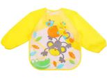 Bavaglino Con Maniche Per Mangiare, Colorare, Grembiule Per Giocare, Bavaglino Con Maniche Per Bambino, Scimmia Gialla