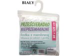 Lenzuolo Protettivo In Spugna Impermeabile Per Culla Con Cinghia Di Tensione Premium 60X120 Cm Bianco