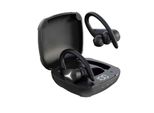 Ksix Sport Buds 2 Cuffie Senza Fili, Bluetooth 5.1+EDR, Fino A 20 Ore Di Autonomia, Nero
