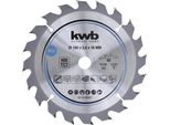 Lama Circolare Kwb 160 X 16 Mm - Taglio Veloce, Adatta Per Legno Tenero E Duro, Pannelli Di Legno E Truciolato - Denti In Metallo Duro, Lama Flessibile