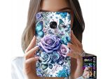 Custodia Per Samsung A5 2017 - Custodia Con Motivi Floreali A Rosa + Vetro