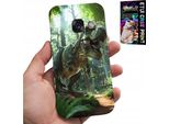 Custodia Per Samsung A5 2017 - Custodia Dinosauro Tirannosauro + Vetro