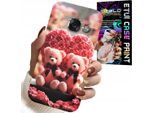 Custodia Per Samsung A5 2017 - Orsetto Rosa Famiglia Cuore + Vetro