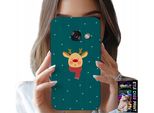 Custodia Per Samsung A5 2017 - Renna Su Sfondo Verde Disegni Festivi