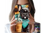 Custodia Per Samsung A5 2017 - Bulldog Coffi Love, Girasoli, Custodia Psi