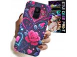 Custodia Per Samsung A6 2018 - Cuore, Rosa, Custodia Teeny + Vetro
